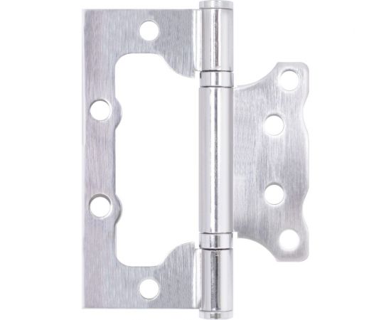 Накладная петля без врезки Стандарт 2BB SN (100х75х2.5 мм; матовый никель; 1 шт) 12846 