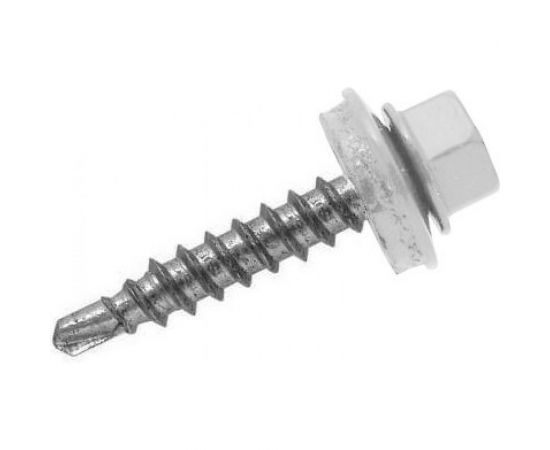 Саморез по металлу Daxmer 5,5x25 RAL 9003 250 шт. 304314 