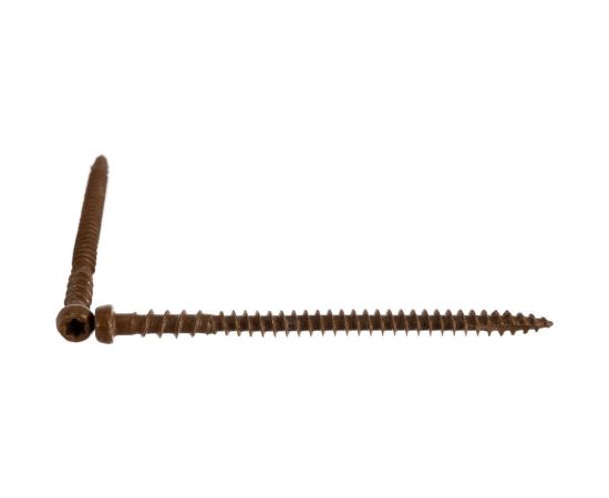Шуруп для террасной доски Rusconnect CRB 0580, 5х80 мм, 100 шт. коричневый 363580 