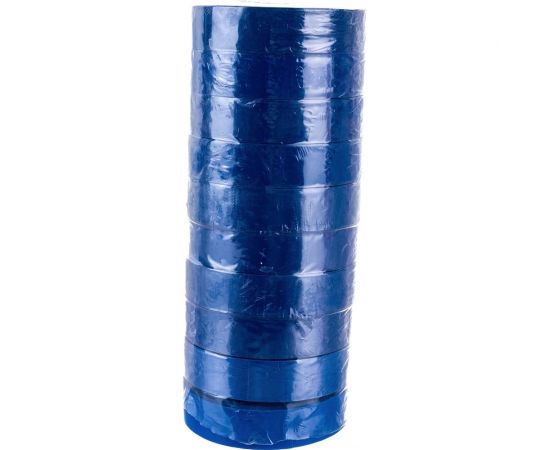 Изолента EKF класс А 0,18х19мм 20м. синяя Basic 10 шт. plc-iz-a-s 