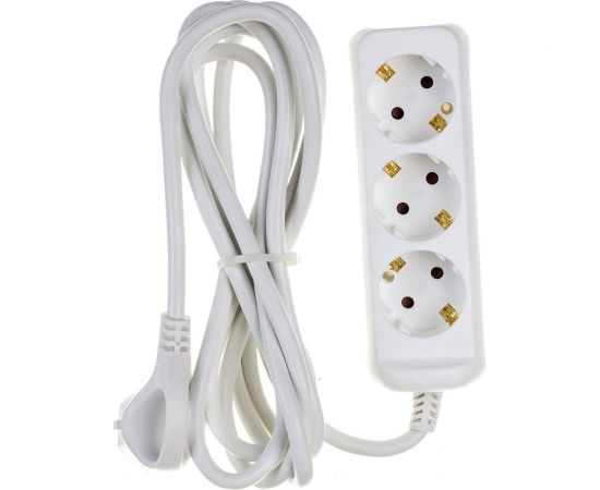 Электрический удлинитель ЭРА U3e3m3x1,5 с заземлением 3 розетки 3м ПВС 3x1,5мм2 16А Б0044032 