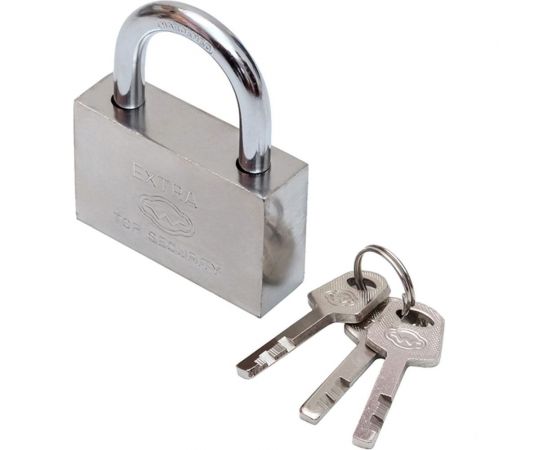 Навесной замок СКОБЯНОЙ стальной, 50 мм 002746 