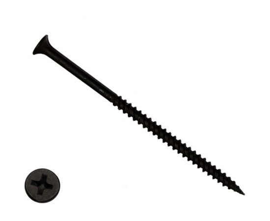 Универсальный саморез КРЕП-КОМП черный, 3,5x55, 35 шт. чм55мф 