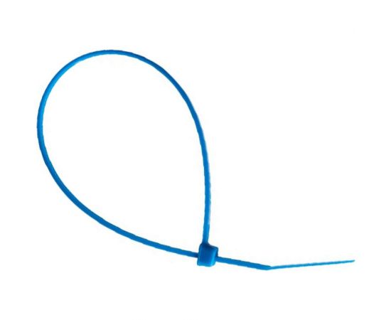 Нейлоновые стяжки FORTISFLEX КСС 4х200 синий 100 штук 55113 