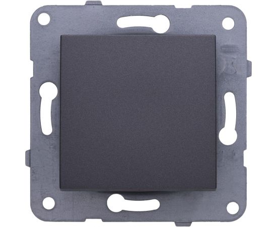 1-клавишный выключатель Panasonic модуль, тёмно-серый Karre Plus WKTT0001-2DG 