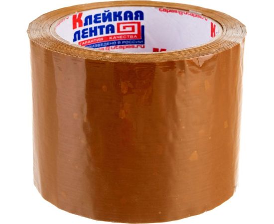 Упаковочная клейкая лента ООО Комус 75 мм х 66 м х 47 мкм, коричневая, Россия 27257 