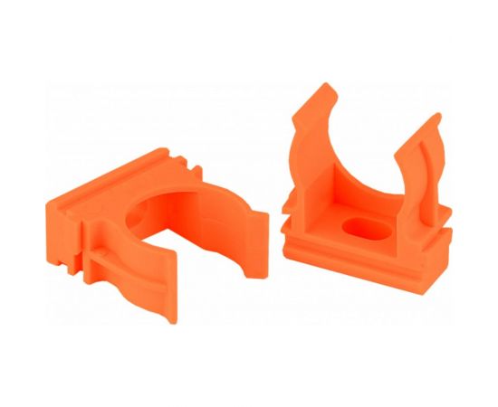 Крепеж-клипса ЭРА CLIP25OR для труб d-25 мм, оранжевая Б0051808 