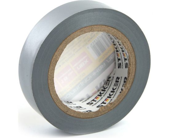 Изоляционная лента STEKKER intp01315-10 0,13x15 мм, 10 м, серебро 39902 – изображение 2