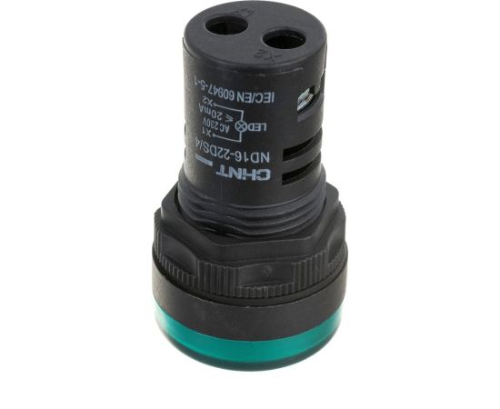 Индикатор CHINT ND16-22DS/4 зел. AC 230В (R) 593071 – изображение 2