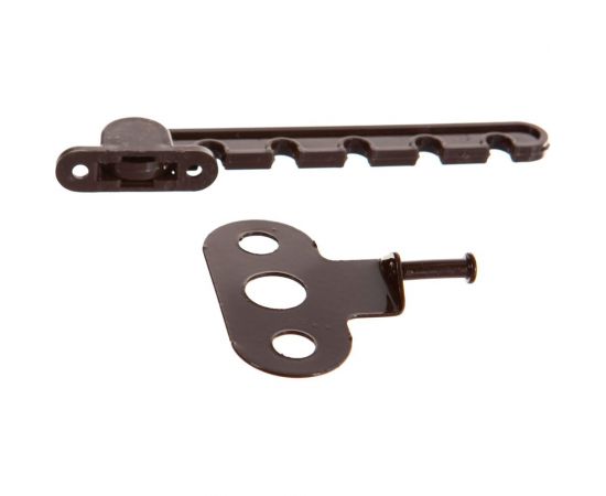 Ограничитель открывания пластикового окна Tech-Krep коричневый 148114 – изображение 2