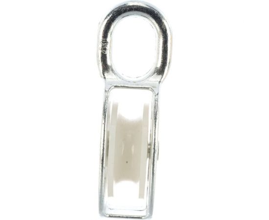 Одинарный блок для троса Fixbox 40 мм белый цинк 1 шт 251630 – изображение 2