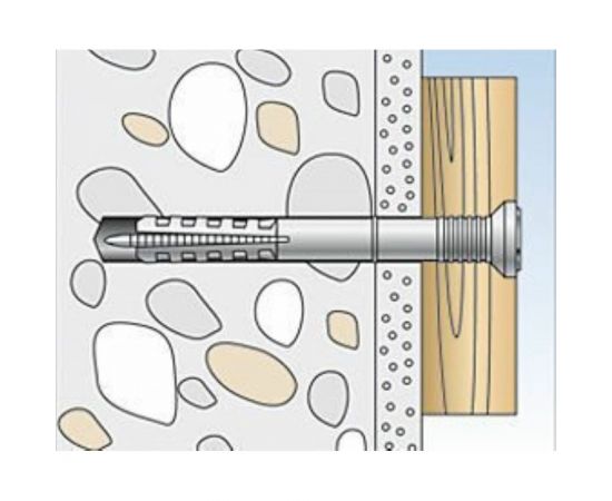 Дюбель гвоздь Fischer N 6х60 150 шт пакет 143488 – изображение 2
