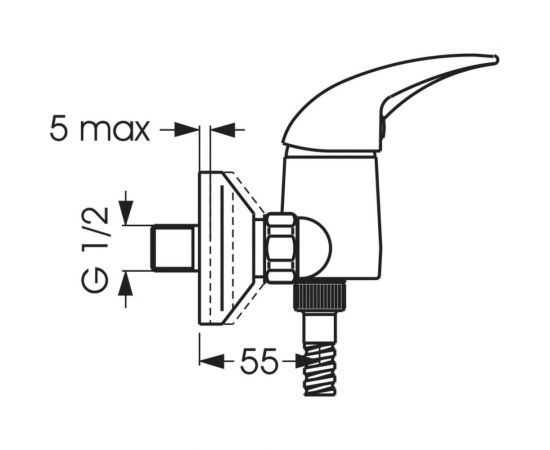 Смеситель для душа VIDIMA Орион BA003AA – изображение 2