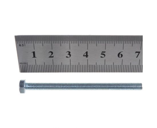 Болт с шестигранной головкой Крепежная техника полная резьба, DIN 933 558, 5х70, 200 шт. 493413 БК – изображение 3