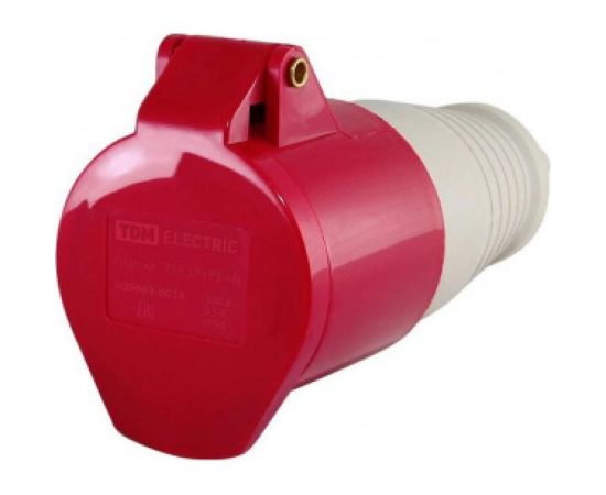 Переносная розетка 235 3Р+РЕ+N 63А 380В IP54 TDM SQ0603-0018 – изображение 3