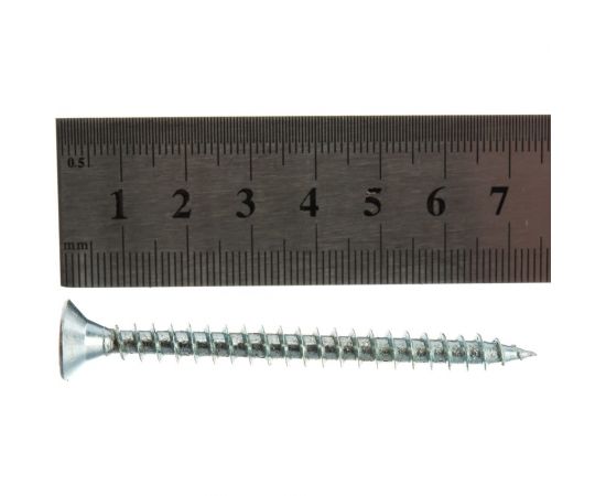 Саморез Tech-Krep ШУц 6,0х70 потайная головка 4 шт, пакет 102457 – изображение 3