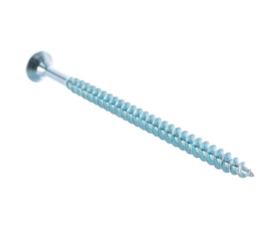Универсальные оцинкованные саморезы Стройбат 5х80 мм 100 шт.2641050/075621 – изображение 3