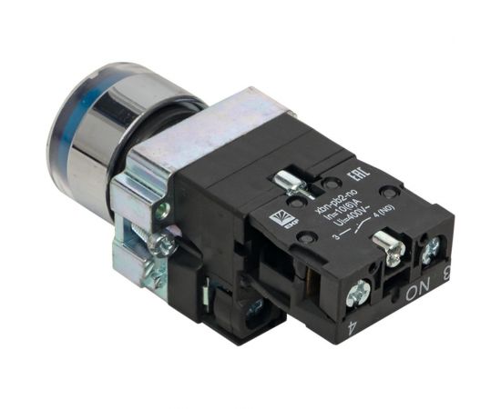 Кнопка BW61 с подсветкой 24В синяя NO PROxima EKF xb2-bw61-24 – изображение 3