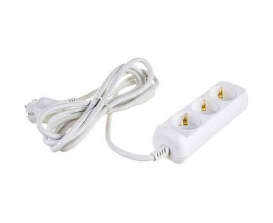 Электрический удлинитель ЭРА U3e3m3x1,5 с заземлением 3 розетки 3м ПВС 3x1,5мм2 16А Б0044032 – изображение 3