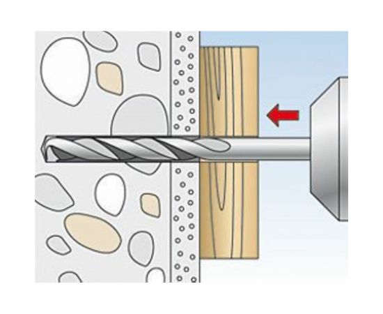 Дюбель гвоздь Fischer N 6х60 150 шт пакет 143488 – изображение 3
