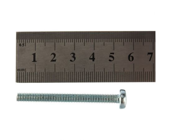 Винт с цилиндрической головкой и сферой ЕВРОПАРТНЕР DIN 7985 М5х50 нержав. сталь 6 шт. G2 0550 1 – изображение 4