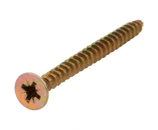 Универсальный саморез KRANZ 5x60, желтый цинк, 100 шт. KR-01-3311-042 – изображение 4