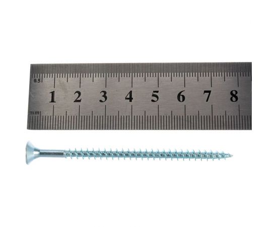 Универсальные оцинкованные саморезы Стройбат 5х80 мм 100 шт.2641050/075621 – изображение 4