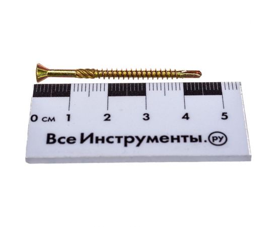 Саморез HIMTEX для паркета и массивной доски со сверлом TX10, 3.2х45, 500 шт. 3245FSSD – изображение 4