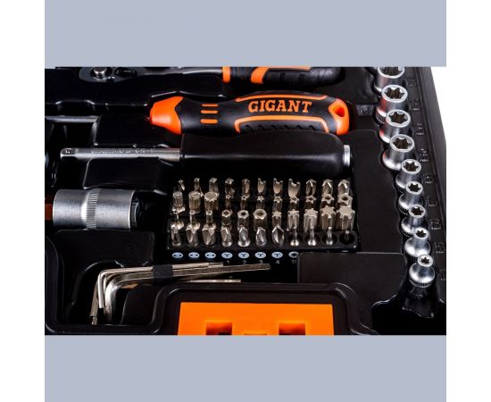 Набор автомобильного инструмента Gigant 216 предметов GAS 216 – изображение 5