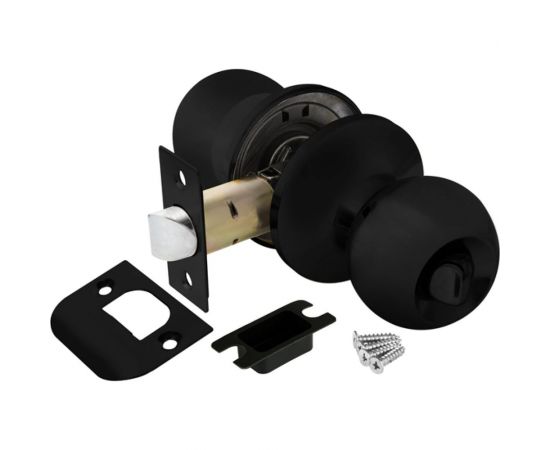 Ручка защелка Ajax 6082 BL-B (фик.) черный 44443 