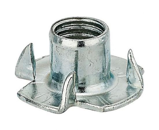 Мебельная забивная гайка Element М10 белый цинк 20 шт 307470 