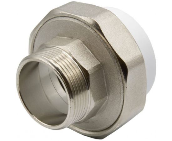 Комбинированная муфта VRT разъемная, наружная, 50х1 1/2"", EVER plast, белый 532364 