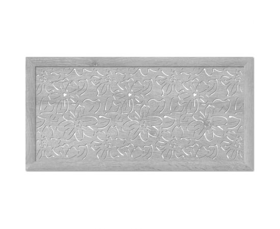 Экран для радиатора Стильный Дом Цветы 120x60 см, дуб серый v547169 