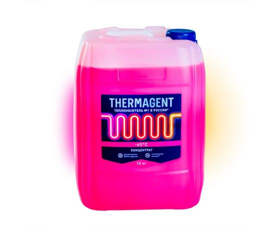 Теплоноситель на основе этиленгликоля Thermagent -65С 10 кг 910231 