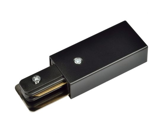 Ввод питания для шинопровода однофазный Volpe K01 BLACK 1 POLYBAG UBX-Q121 UL-00001277 