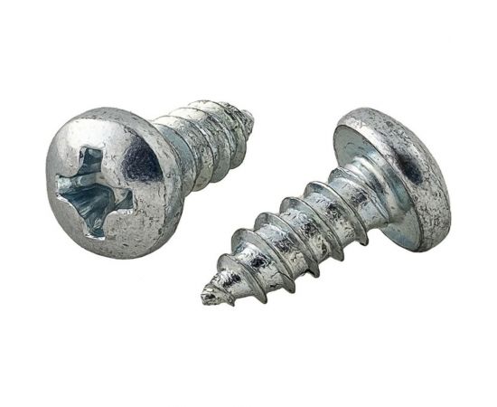 Саморез КВАДРА DIN 7981, 2.9x9.5, цинк, полусфера, шлиц PH1, острый, кор. 1000 шт. 812995201000 