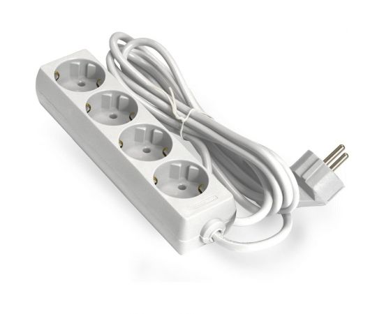 Удлинитель ExeGate ECE-4-1.8W 4 евророзетки с заземлением, 1.8м, белый 285812 