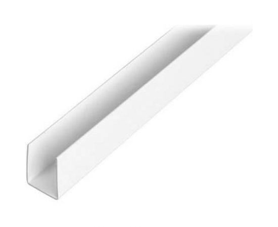 Профиль GAH ALBERTS u-обр., ПВХ, бел., 10x10x10x1х2000 мм 484552 