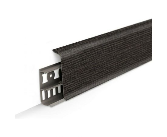 Напольный плинтус DECONIKA (85 мм; 2,2 м; 352 каштан серый; 1 шт.) Д-П85 352 КШТ СЕР 
