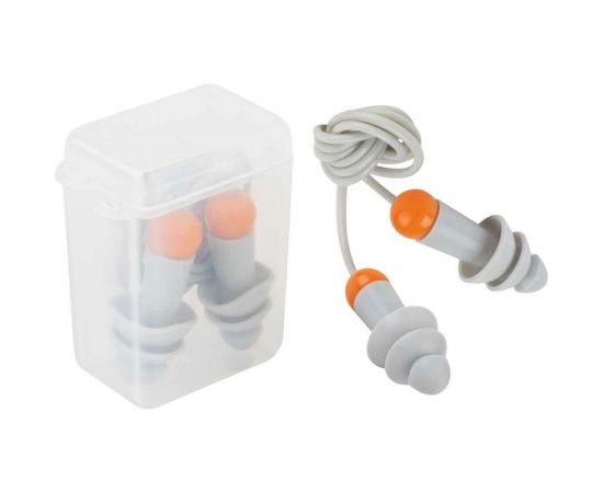 Противошумные многоразовые силиконовые беруши со шнурком Jeta Safety Sonido MAX в чехле JEM31 