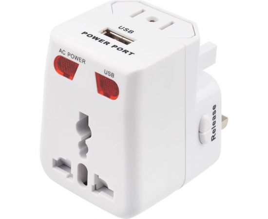 Сетевой адаптер REXANT Путешественник с USB 11-1051 