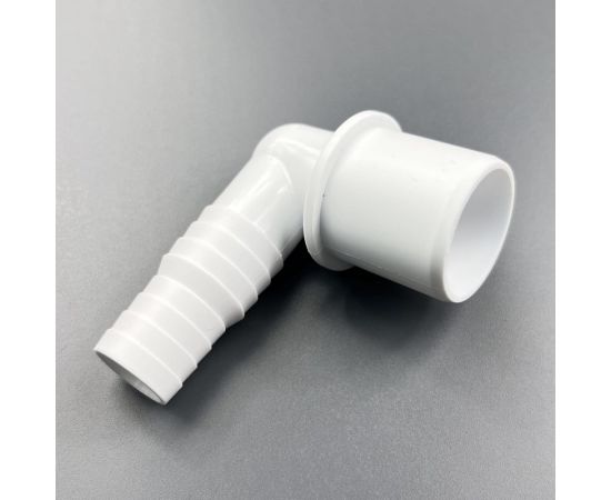 Переходник угловой для подключения сливного шланга Профитт 20x23x32, белый 2227244 