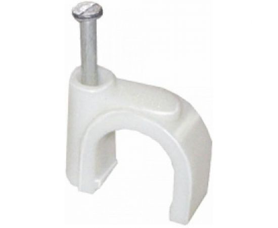 Круглая пластиковая скоба 5мм, 50шт TDM SQ0514-0012 