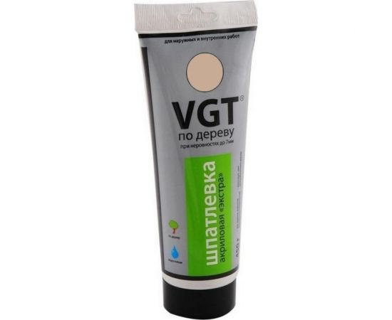 Шпаклевка по дереву VGT Экстра Лиственница 0,40 кг туба 11607852 
