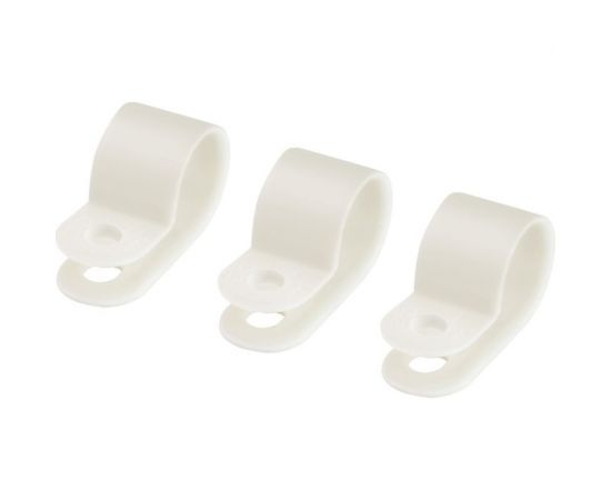 Нейлоновая крепежная скоба TDM СКН-20, белая, 100 шт. SQ0514-0206 