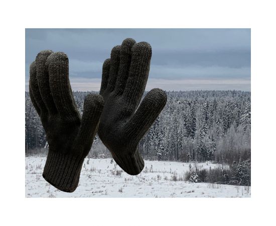 Трикотажные плотные двойные зимние перчатки Master-Pro® АГАТ 2 пары 11007-AG-5 – изображение 2