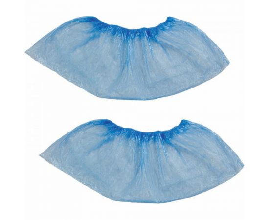 Бахилы ЛЮБАША ЭКОНОМ, комплект 1000 пар в упаковке, размер 39х13 см, 20 мкм, 630717 – изображение 2