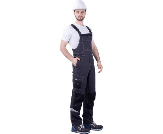 Летний полукомбинезон iForm ТУРБО SAFETY, темно-серый/черный Ком 669/120/182 – изображение 2