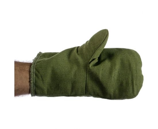 Утепленные, брезентовые, огнеупорные рукавицы СИБРТЕХ ватин, 2 размер 68116 – изображение 2