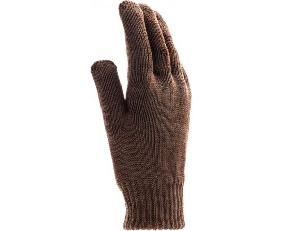Трикотажные двойные полушерстяные перчатки Сибртех 68633 – изображение 2